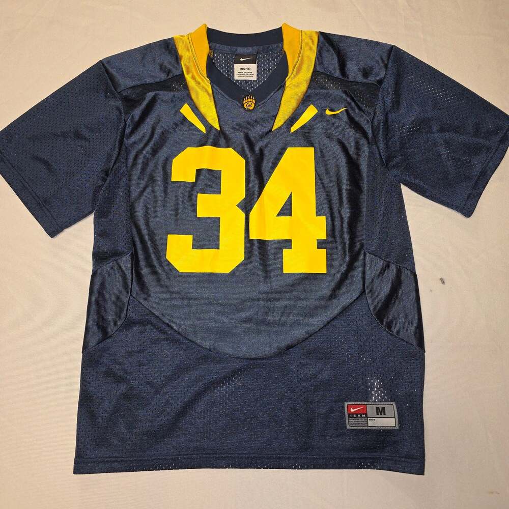 Nike Team California Golden Bears #34 Cal Football Jersey Youth Medium